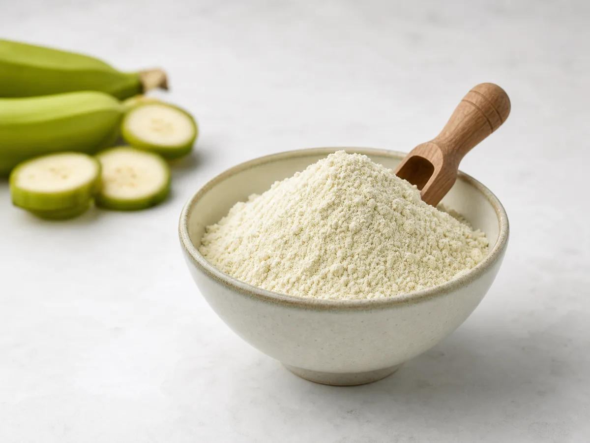 Green banana resistant starch powder sample